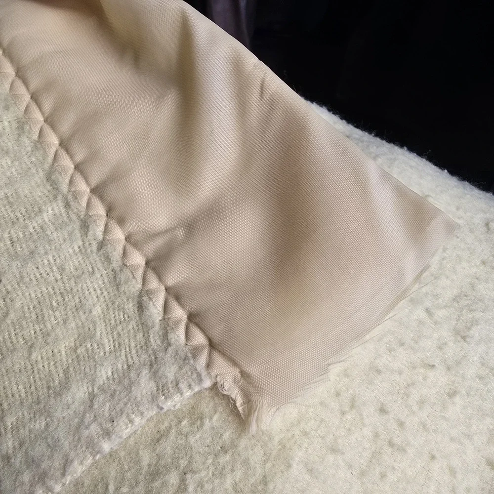 Vintage Electric Heated Blanket YELLOW Twin Size Satin Edge *DOES‎ NOT HAVE PLUG